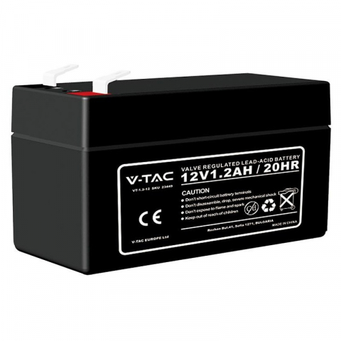 Acumulatori Gel - Acumulator Gel Plumb 12V 1.2Ah V-Tac
