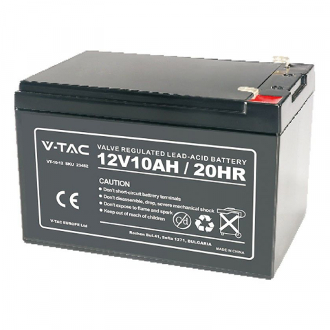 Acumulatori Gel - Acumulator Gel Plumb 12V 10Ah V-Tac