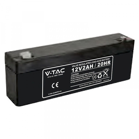 Acumulatori Gel - Acumulator Gel Plumb 12V 2Ah V-Tac