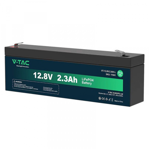 Acumulatori Litiu - Acumulator Lithium, 12.8 V, 2.3 Ah, dimensiune 178 x 35 x 60 mm, IP55