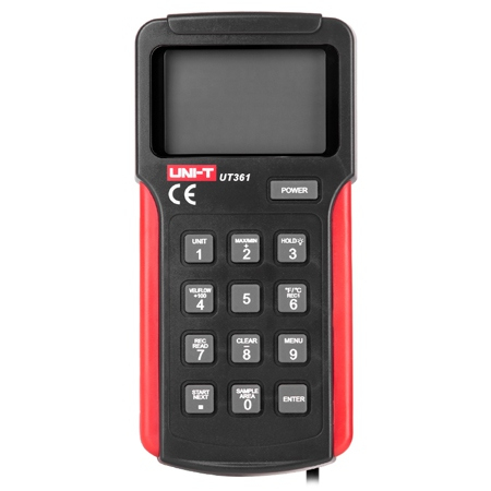 Scule si aparate - Anemometru Digital Uni-T UT361, Viteza Vant 8 Unitati, Temperatura, Memorie 2044 Inregistrari