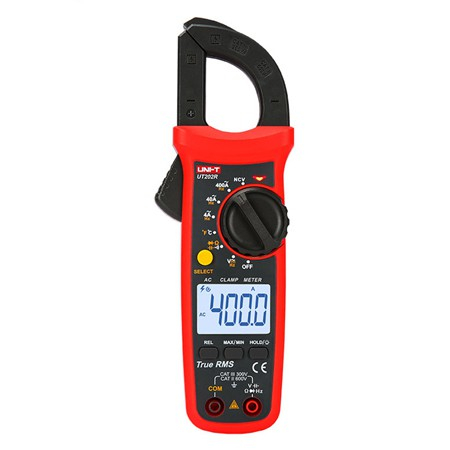Clampmetre - Clampmetru Digital Uni-T UT202R, True RMS, Temperatura 1000°C, 600A AC, NCV, Rezistenta, Frecventa, Iluminare