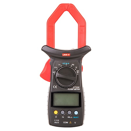 Instrumente de masura - Clampmetru Digital Uni-T UT206, 1000A AC, Temperatura 1000°C, Frecventa 10MHz, Capacitate 100µF