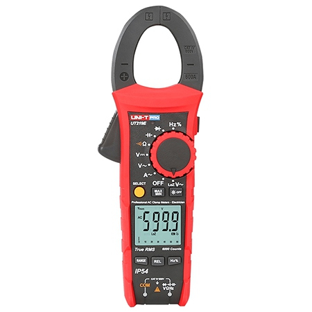 Clampmetre - Clampmetru Digital Uni-T UT219E, 600A AC, True RMS, Frecventa 10MHz, Capacitate 60mF, LoZ, IP54, CAT III 600V
