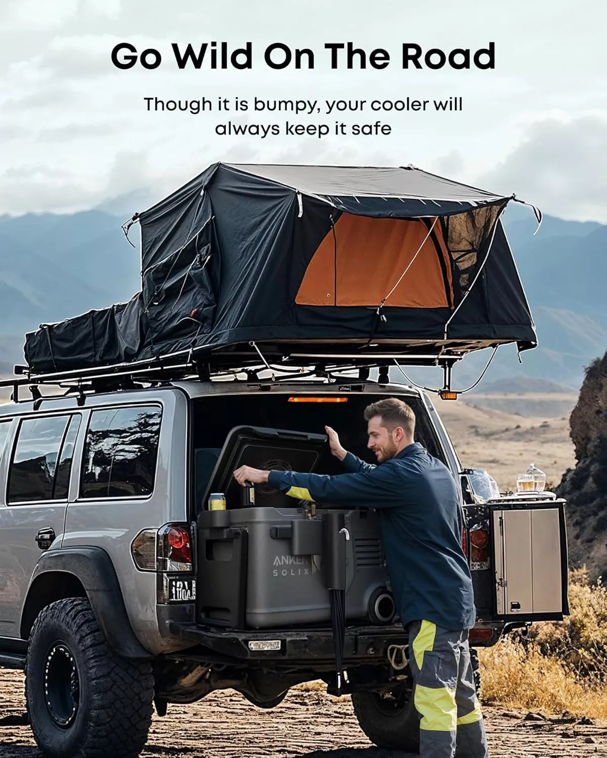 Frigider portabil Anker Solix EverFrost 2 Powered Cooler 40L, cu baterie inclusa, Gri [2]