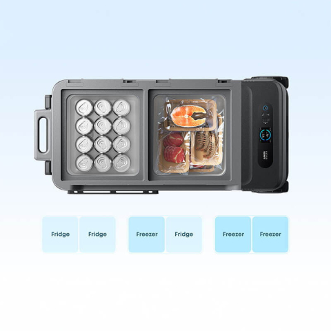 Frigider portabil Anker Solix EverFrost 2 Powered Cooler 58L, cu baterie inclusa Gri [16]