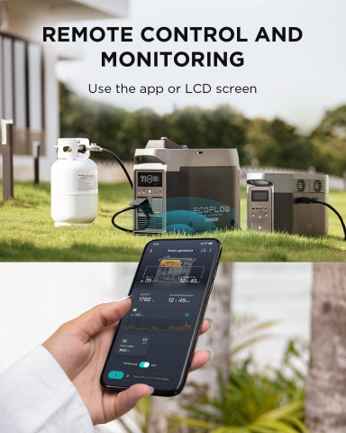 Ecoflow Generator Smart Dual Benzina & Gpl 5400 Wh 1800W [9]