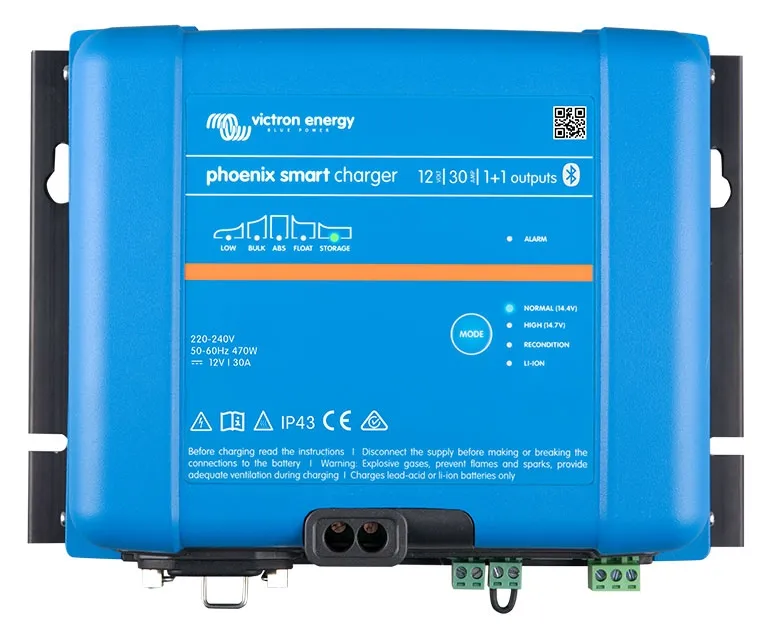 Incarcatoare de retea - Incarcator De Retea Victron Energy Phoenix Smart Ip43 Charger 12/30 (1+1) 120/240V