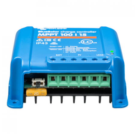 Controler Solar 12V 24V 15A Victron Energy Bluesolar Mppt 100/15 Scc010015200R [1]