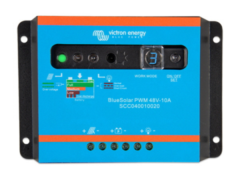 Incarcatoare solare - Incarcator Solar 48V 10A Victron Energy Bluesolar Pwm-Light 48V-10A