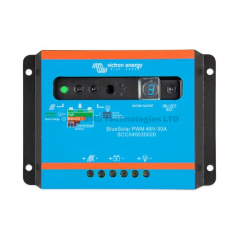 Incarcatoare solare - Incarcator Solar 48V 30A Victron Energy Bluesolar Pwm-Light 48V-30A