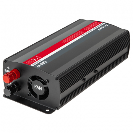 Invertor auto Rebel, 24V la 230V, 500W, unda sinusoidala modificata, 1 iesire [1]