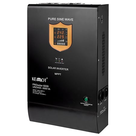 Surse UPS - Invertor Si Ups Centrale 3,5Kw 48V 230V 5000Va, 1 Mppt, Sinus Pur, Prosolar-5000 Kemot