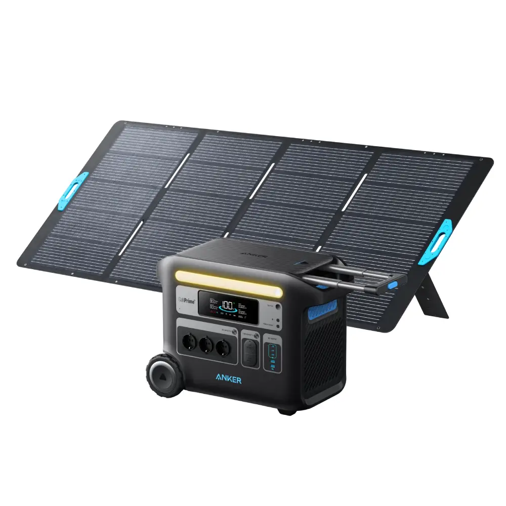 Generatoare Solare Anker - Kit Generator Solar 2048Wh 2400W Anker Solix F2000 (PowerHouse 767) + panou solar 400W