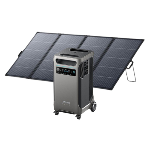 Generatoare Solare Anker - Kit Generator Solar 3840Wh 6000W Anker Solix F3800 + panou solar 400W