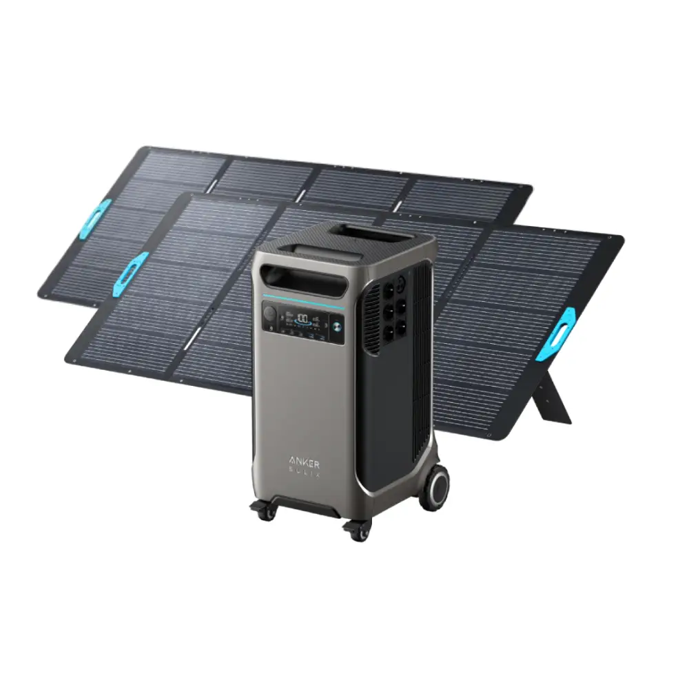 Generatoare Solare Anker - Kit Generator Solar 3840Wh 6000W Anker Solix F3800 + panou solar 400W (2x)