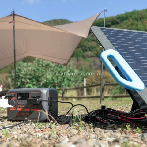 Kit Generator Solar Portabil 230.4Wh 300W, Bluetti AC2P + panou 200W [14]