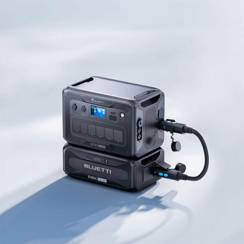 Kit Generator Solar Portabil 3000W 8294.4Wh Bluetti AC300 + B300K + 3X panou 200W [5]