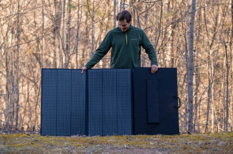 Kit Generator Solar Portabil 3000W 5529.6Wh Bluetti AC300 + B300K + 2X Panou 350W [10]