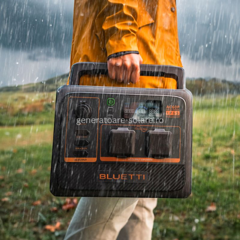 Kit Generator Solar Portabil 600W 504Wh, Bluetti AC60P + panou 200W Bluetti [20]