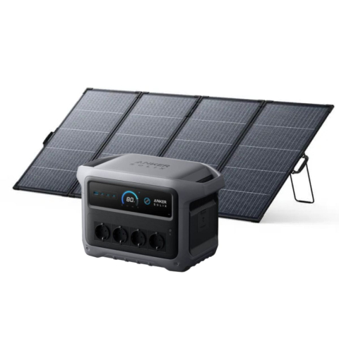 Portable Solar Generators - Kit generator solar portabil Anker SOLIX C1000X Gen2 2000W 1024Wh + panou 400W