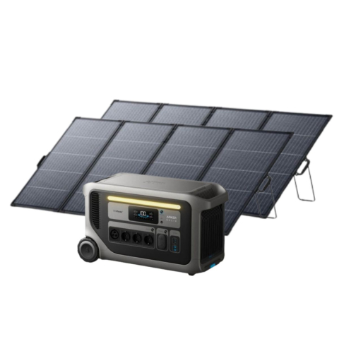 Toate generatoarele solare - Kit generator solar portabil Anker Solix F3000, 3.072Wh, 3600W cu 2 panouri 400W