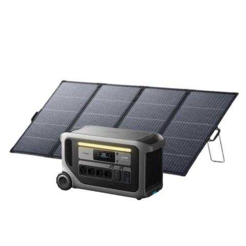 Toate generatoarele solare - Kit generator solar portabil Anker Solix F3000, 3.072Wh, 3600W cu panou 400W