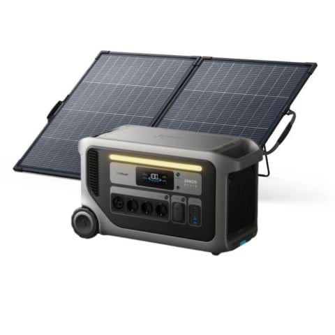 Generatoare Solare Anker - Kit generator solar portabil Anker Solix F3000, 3072Wh, 3600W cu panou 200W