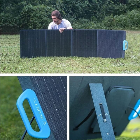 Kit Generator Solar Portabil Bluetti AC180P 1800W 1440Wh LifePO4 cu panou 200W [13]