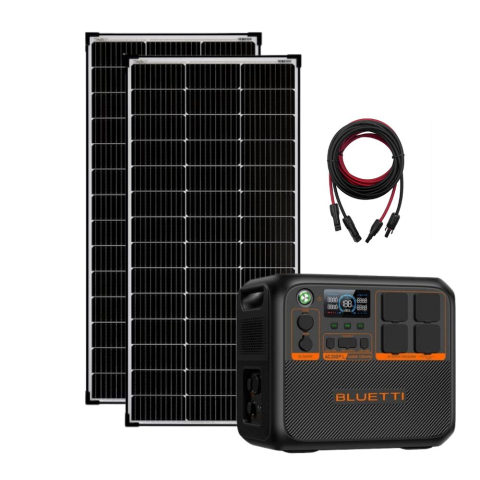 Generatoare Solare Bluetti - Kit Generator Solar Portabil Bluetti AC200PL 2400W 2304Wh cu panou rigid 2 x 150W