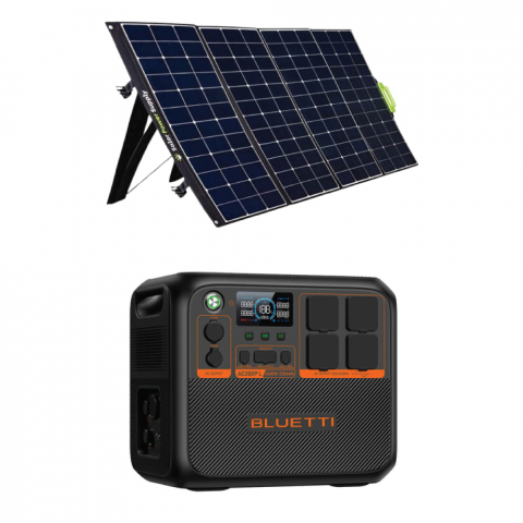 Kit Generator Solar Portabil Bluetti AC200PL 2400W 2304Wh cu panou 400W [1]