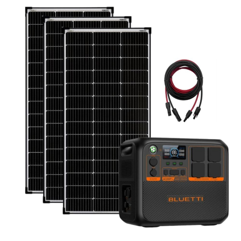 Generatoare Solare Bluetti - Kit Generator Solar Portabil Bluetti AC200PL 2400W 2304Wh cu panou rigid 3 x 150W
