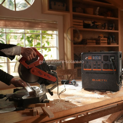 Kit Generator Solar Portabil Bluetti AC240P 2400W 1843Wh LifePO4 cu panou rigid 6 x 150W [11]