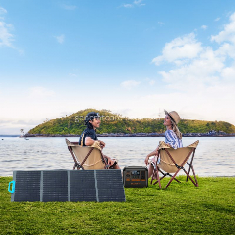 Kit Generator Solar Portabil Bluetti AC70P 1000W 864Wh LifePO4 cu 2 x panou 200W [16]