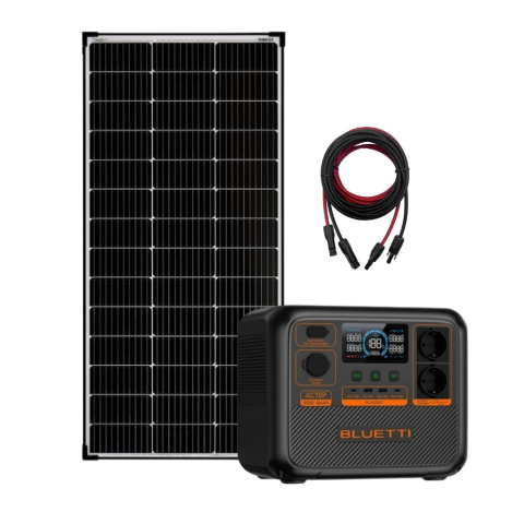 Generatoare Solare Bluetti - Kit Generator Solar Portabil Bluetti AC70P 1000W 864Wh LifePO4 + panou rigid 150W