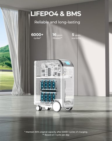 Kit Generator Solar Portabil Bluetti Power Oak 3000W 5100Wh Ep500Pro + panouri 4 x 400W [12]