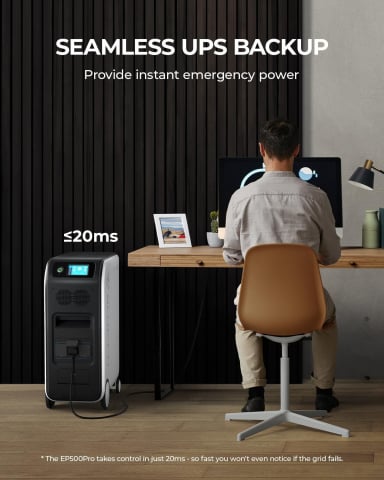 Kit Generator Solar Portabil Bluetti Power Oak 3000W 5100Wh Ep500Pro + panouri 3 x 400W [11]