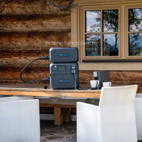Kit Generator Solar Portabil Bluetti Poweroak 2200W 2048Wh Ac200Max + 3 X panou 400W [16]