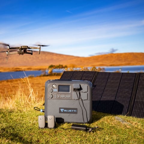 Kit Generator Solar Portabil Bluetti Poweroak 2200W 2048Wh Ac200Max + 3 X PV350 [20]