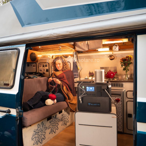 Kit Generator Solar Portabil Bluetti Poweroak 2200W 2048Wh AC200Max + Panou 200W SPS200 [10]