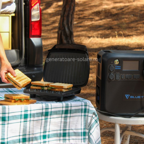 Kit Generator Solar Portabil Bluetti Poweroak 2200W 2048Wh Ac200Max + Panou 350W PV350 [11]