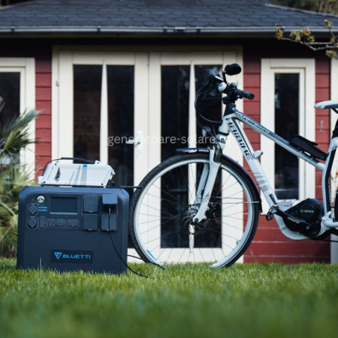 Kit Generator Solar Portabil Bluetti Poweroak 2200W 2048Wh Ac200Max + Panou 400W [13]