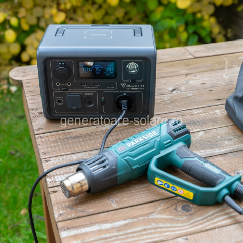 Kit Generator Solar Portabil Bluetti Poweroak 600W 268Wh Eb3A + Panou 120W Pv120 [16]