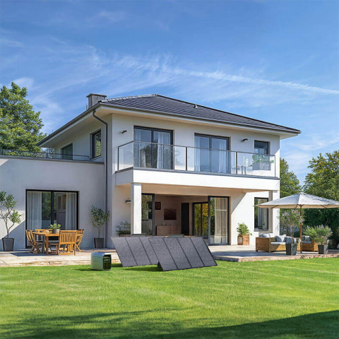 Kit generator solar portabil EcoFlow Delta 3 Max Plus 2048Wh, 3000W + panou 160W [8]