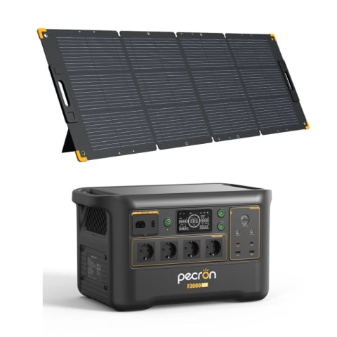 Portable Solar Generators - Kit generator solar portabil PECRON F3000LFP, 3072Wh 3600W + panou 200W