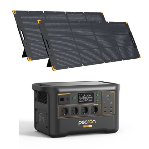 Portable Solar Generators - Kit generator solar portabil PECRON F3000LFP, 3072Wh 3600W + panouri 2 x 200W
