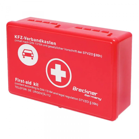 Kit siguranta auto, pachet legislativ obligatoriu de prim ajutor, trusa medicala, stingator, 2 triunghiuri [4]