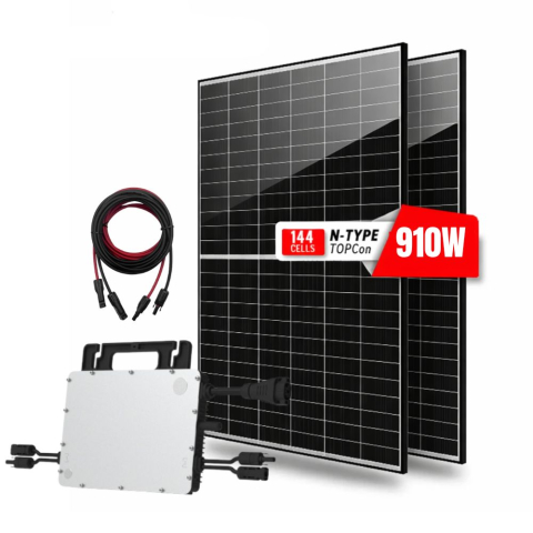Sisteme solare de balcon - Kit solar balcon 910W Canadian Solar cu microinvertor 800W