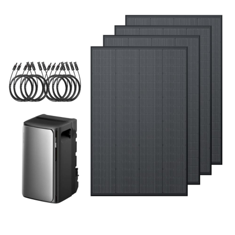 Kituri solare pentru balcon - Kit solar de balcon EcoFlow STREAM Ultra 1.800Wp, baterie 1,92kWh