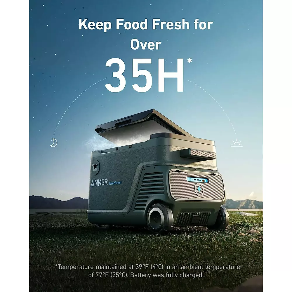 Lada frigorifica portabila 43L, 299Wh, Anker Everfrost Powered Cooler 40 [9]